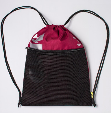 Convenient urban backpack-bag for shoes burgundy from MAD | born to win™