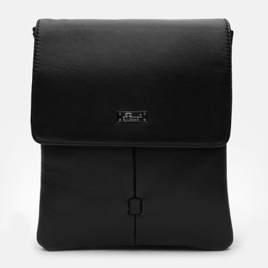 Мужская кожаная сумка Ricco Grande T1tr0021bl-black