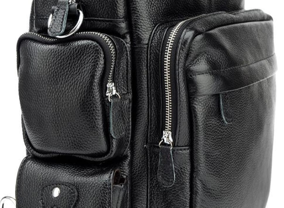 Стильна сумка-рюкзак зі шкіри Tiding t3069