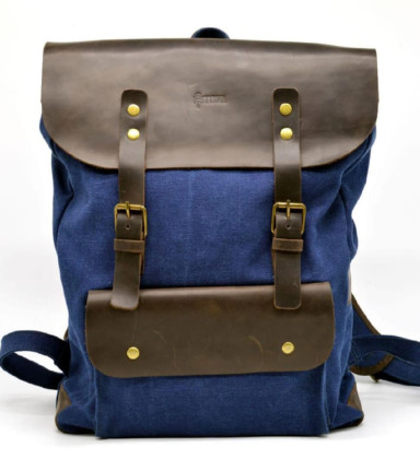 Unisex backpack canvas + leather RK-9001-4lx brand TARWA