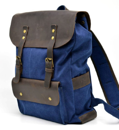 Unisex backpack canvas + leather RK-9001-4lx brand TARWA