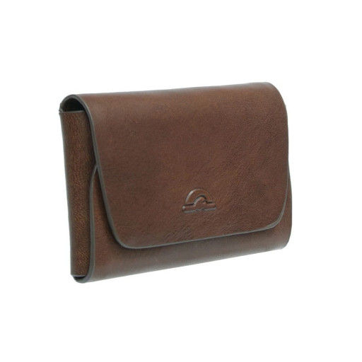Візитниця шкіряна Nevada 3740+RFID moro коричневий