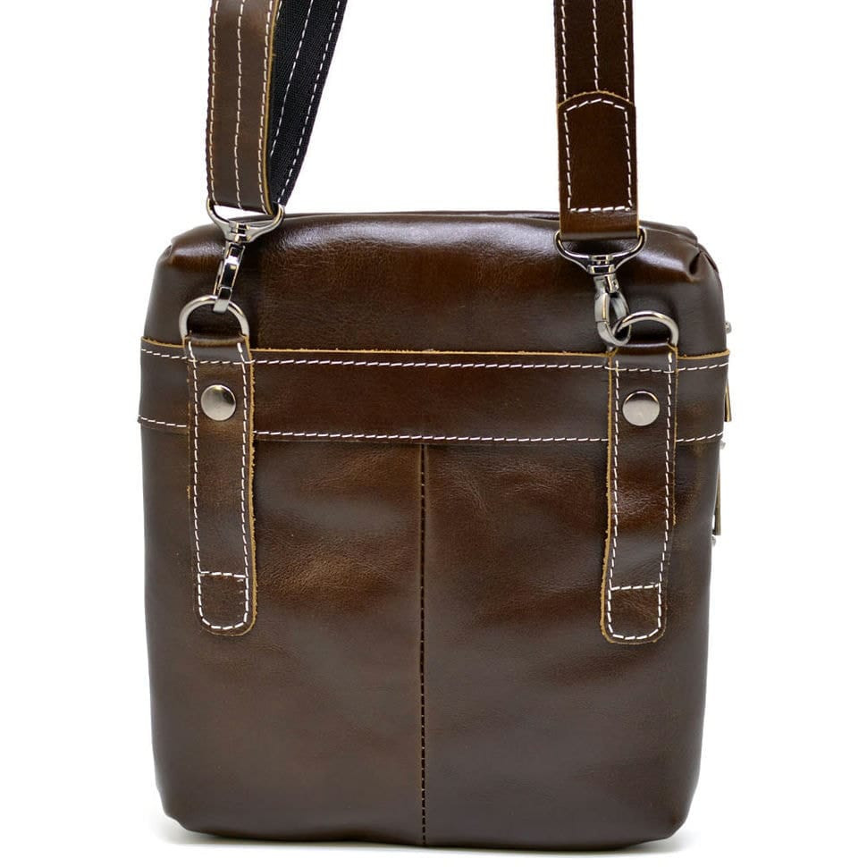 Чоловіча сумка на плече GX-1034-3mdL зі шкіри Алькор