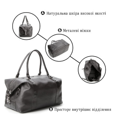Сумка дорожня SHVIGEL 00881 Чорна