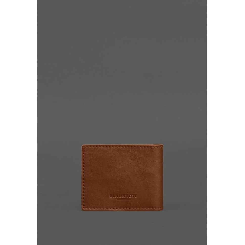 Leather National Guard ID Card Cover Light Brown