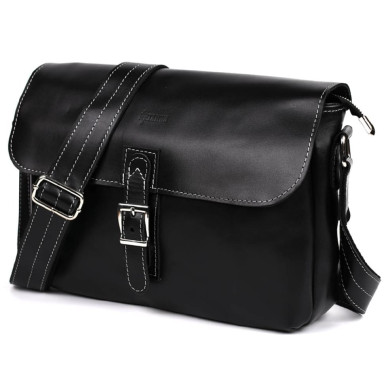 Mens leather messenger bag TARWA ZAw-7084-3md