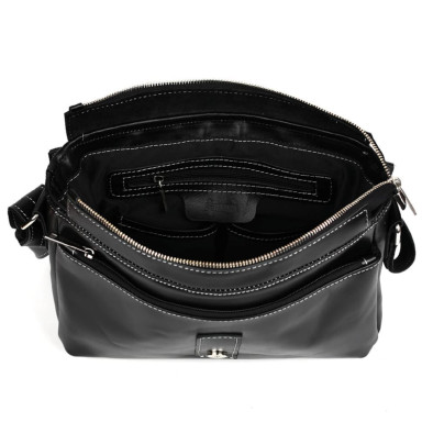 Mens leather messenger bag TARWA ZAw-7084-3md