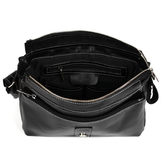 Сумка-месенджер через плече чоловіча шкіряна TARWA ZAw-7084-3md