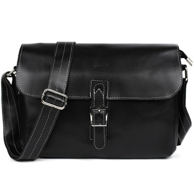 Mens leather messenger bag TARWA ZAw-7084-3md
