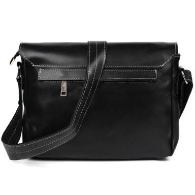 Mens leather messenger bag TARWA ZAw-7084-3md