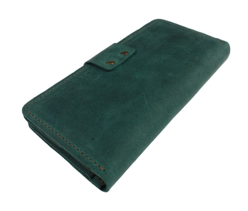 Кошелек женский большой кожаный SULLIVAN 80239(10) зеленый