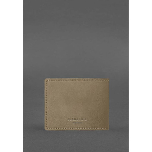 Шкіряна обкладинка для посвідчення журналіста світло-бежева