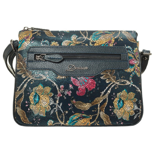 Сумка жіноча шкіряна Desisan 3014-415 хохлома