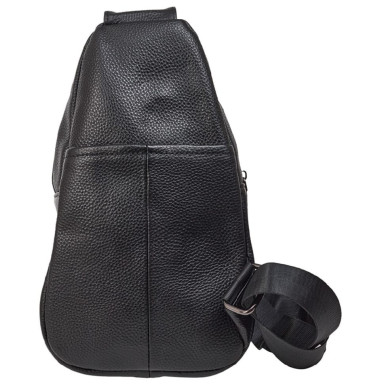 Кожаный рюкзак через плечо BUFFALO BAGS M8585A черный