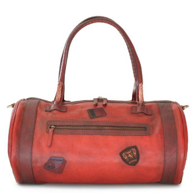 Pratesi BCL177 - Travel Bag Nordkapp in cow leather Bruce Cherry