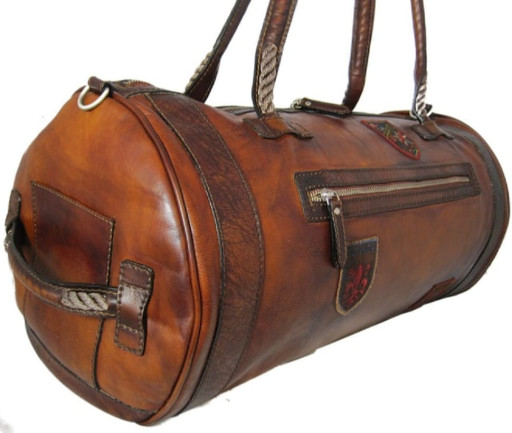 Pratesi BCL177 - Travel Bag Nordkapp in cow leather Bruce Cherry