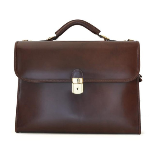 Pratesi RCF362 - Da Verrazzano Briefcase для ноутбука в цукерки Leather Radica Coffee