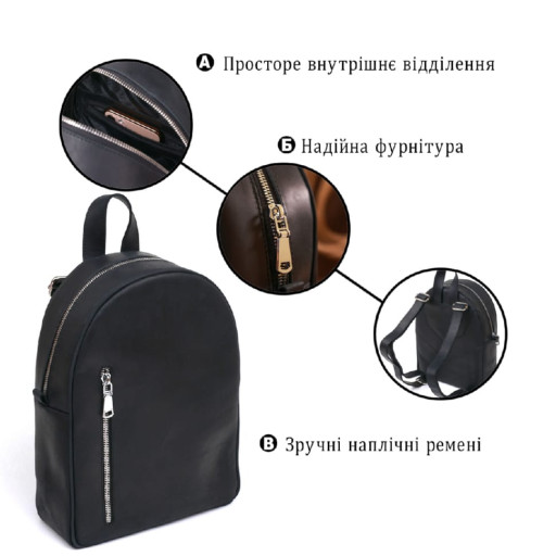 Універсальний жіночий рюкзак Shvigel 16328 Чорний