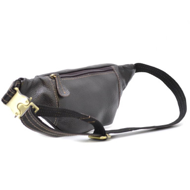 Bananka leather waist bag LIMARY Lim-525FC dark brown floatar