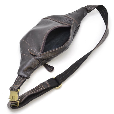 Bananka leather waist bag LIMARY Lim-525FC dark brown floatar