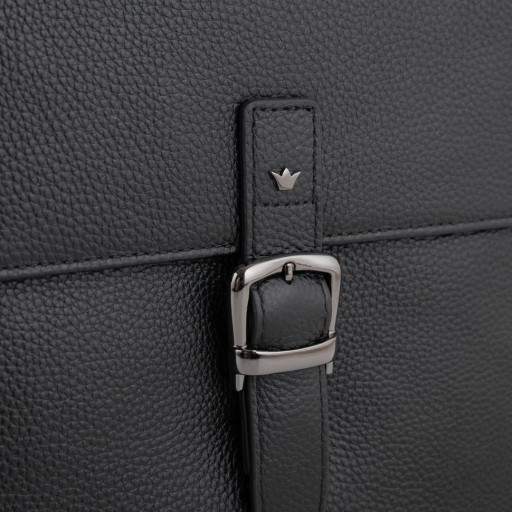 Барсетка шкіряна м'яка DER FLINGER DF2019932-1 чорна