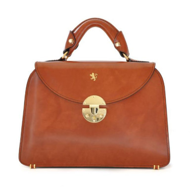Pratesi RMA285/P - Veneziano Small Lady Bag in cow leather Radica Brown