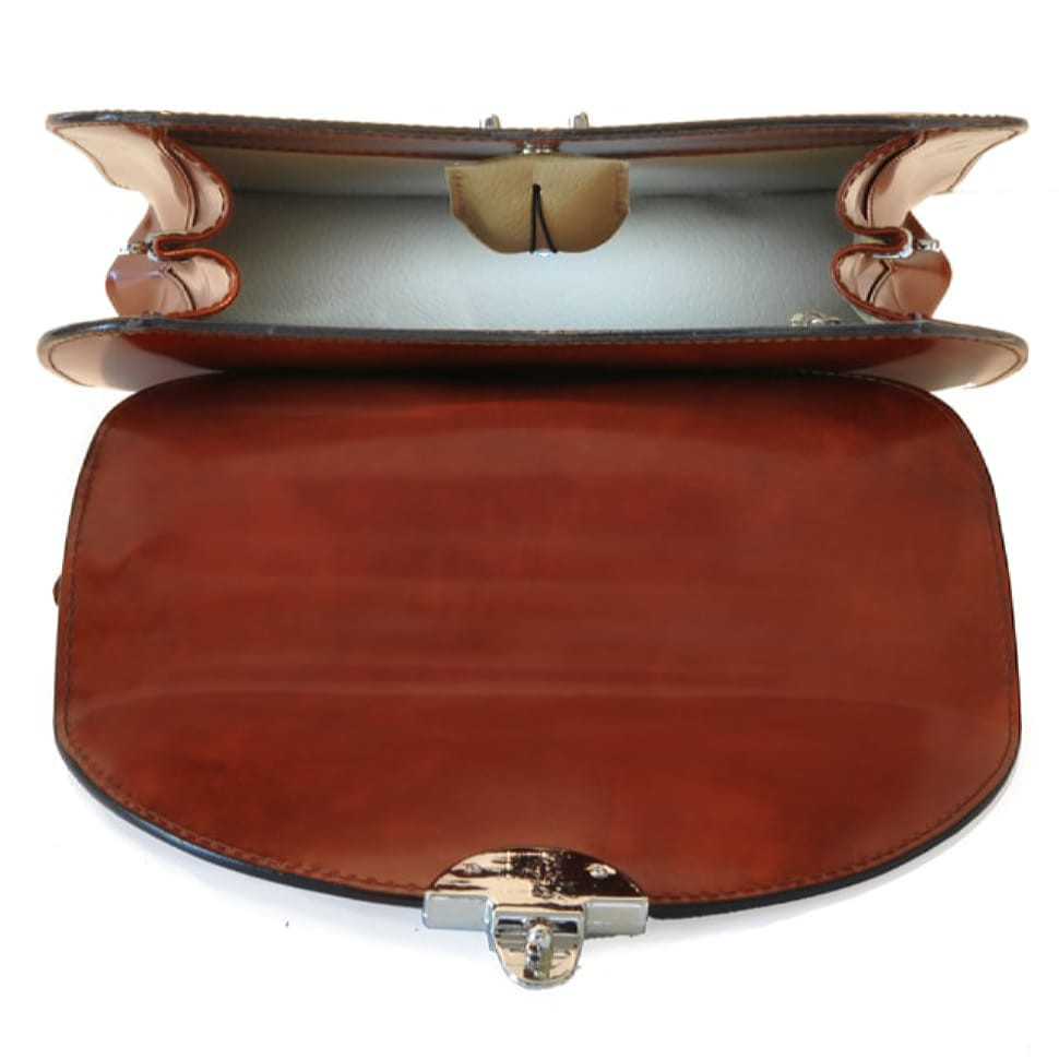 Pratesi CCH285/P - Veneziano Small Cavallino Woman Bag in real leather Cavallino Chianti
