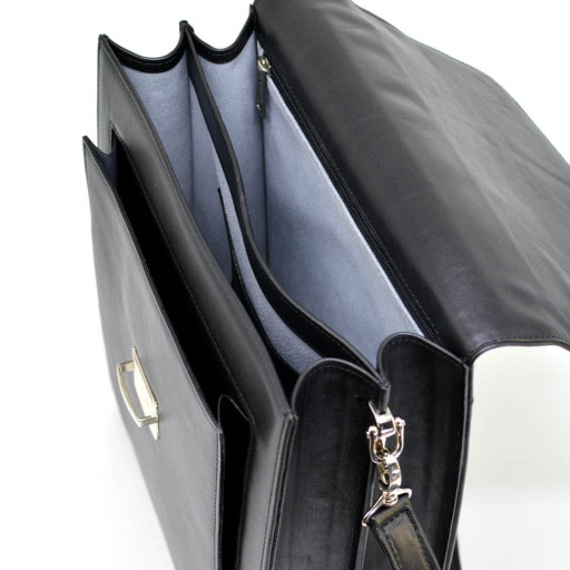 Барсетка шкіряна чоловіча на два відділення TARWA GA-1426 велика A4