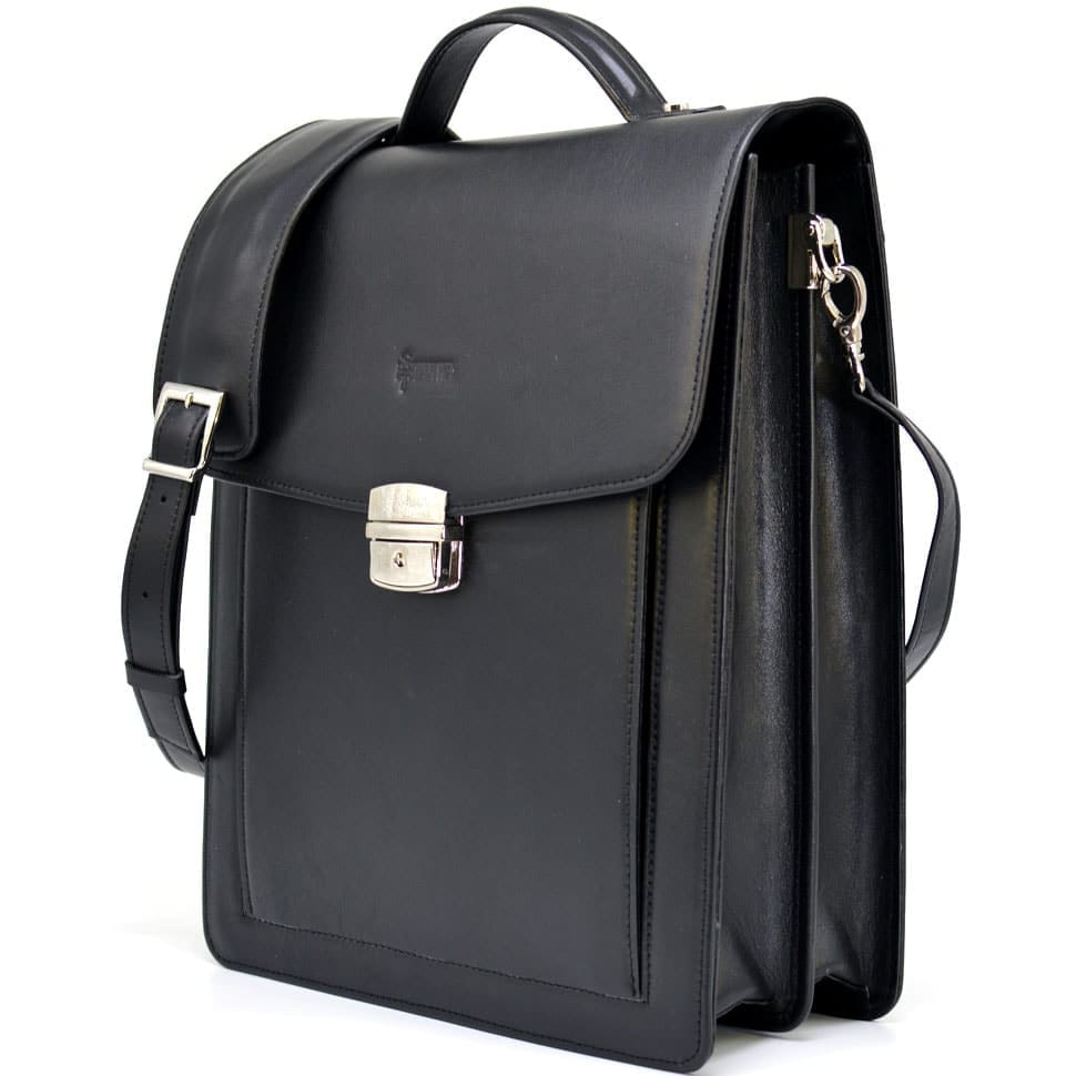 Барсетка шкіряна чоловіча на два відділення TARWA GA-1426 велика A4