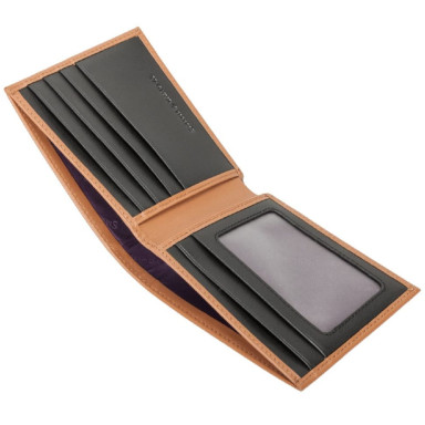 Men's wallet Smith & Canova 90015 Asquith (Black-Tan)