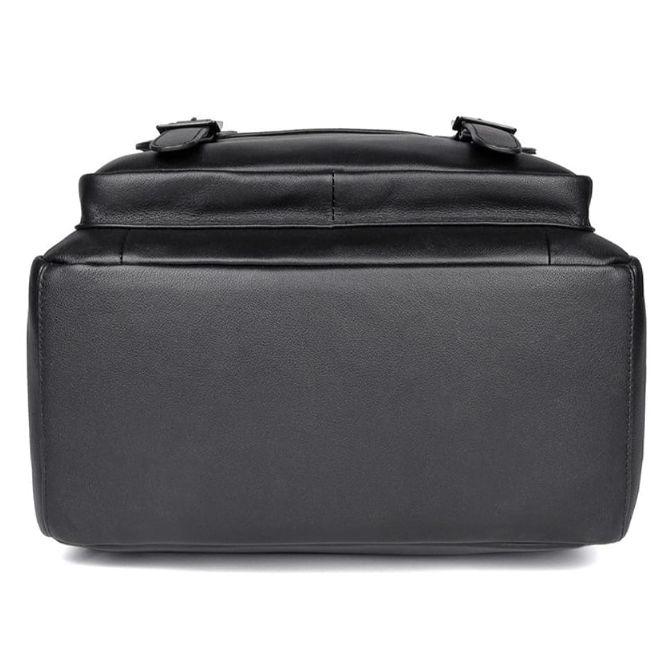 Шкіряний чоловічий рюкзак JD2755A John McDee чорний