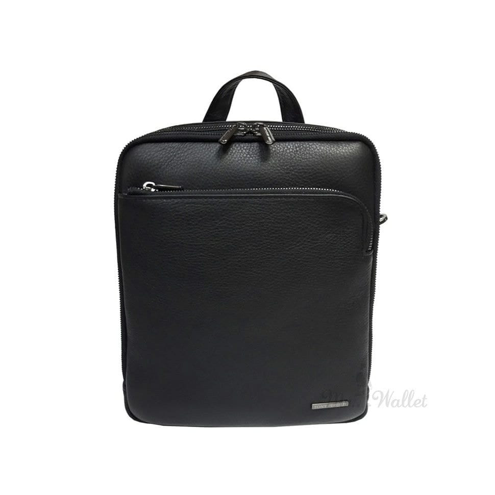 Барсетка м'яка шкіряна TONY PEROTTI 9744-20 чорний