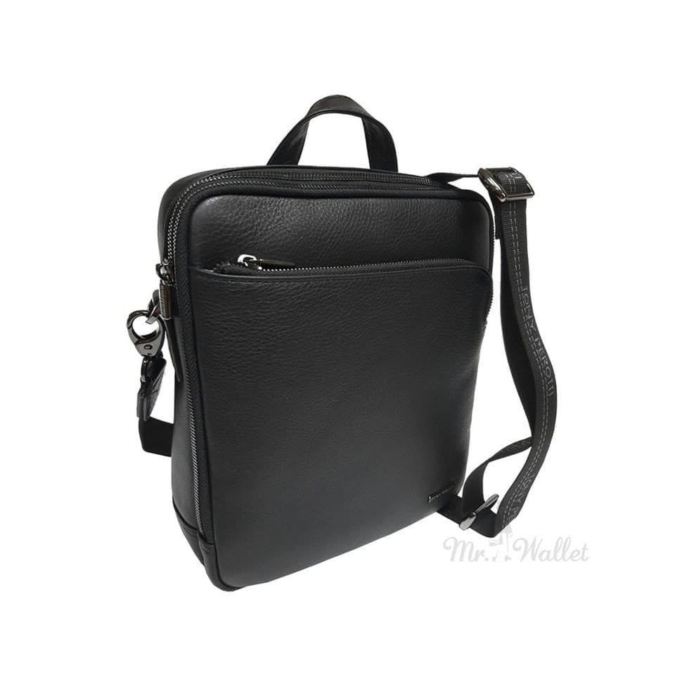 Барсетка м'яка шкіряна TONY PEROTTI 9744-20 чорний