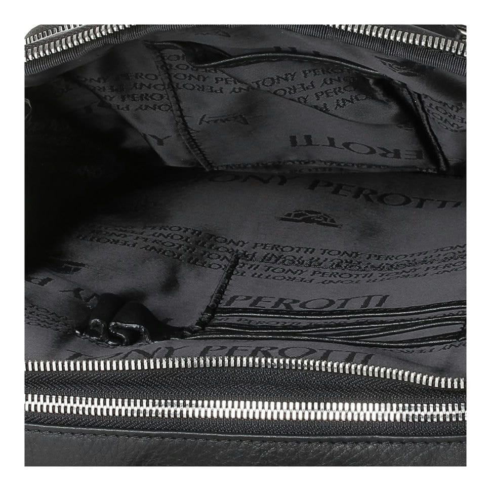 Барсетка м'яка шкіряна TONY PEROTTI 9744-20 чорний