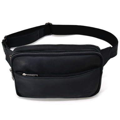 Belt bag made of genuine leather RA-0741-3md TARWA