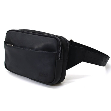 Belt bag made of genuine leather RA-0741-3md TARWA