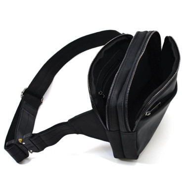 Belt bag made of genuine leather RA-0741-3md TARWA