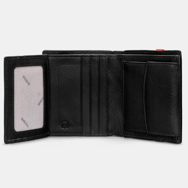 Mens wallet Yoshi Y2035E 17 1 Elastic (Black)