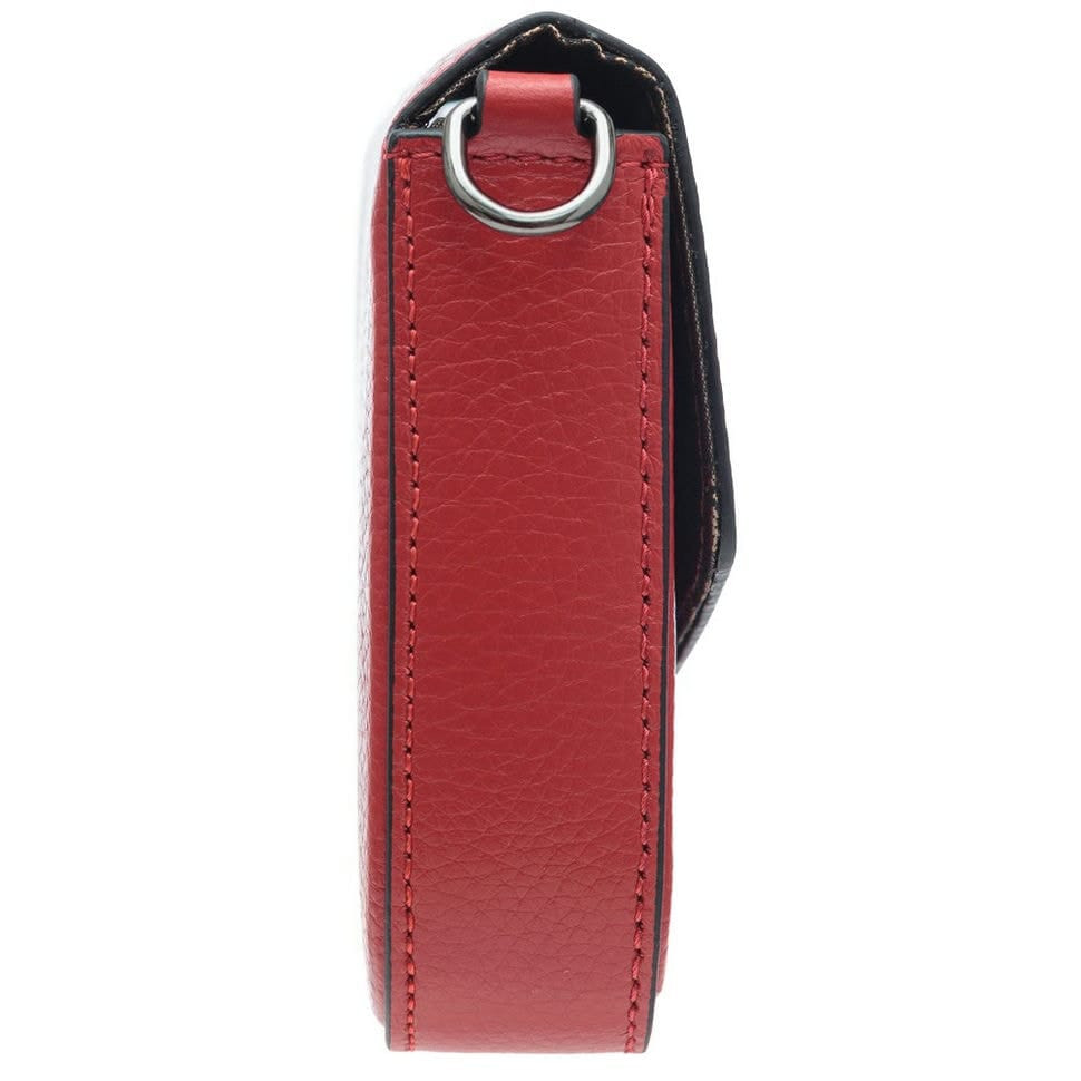 Сумка жіноча шкіра Desisan 817-4 червоний флотар