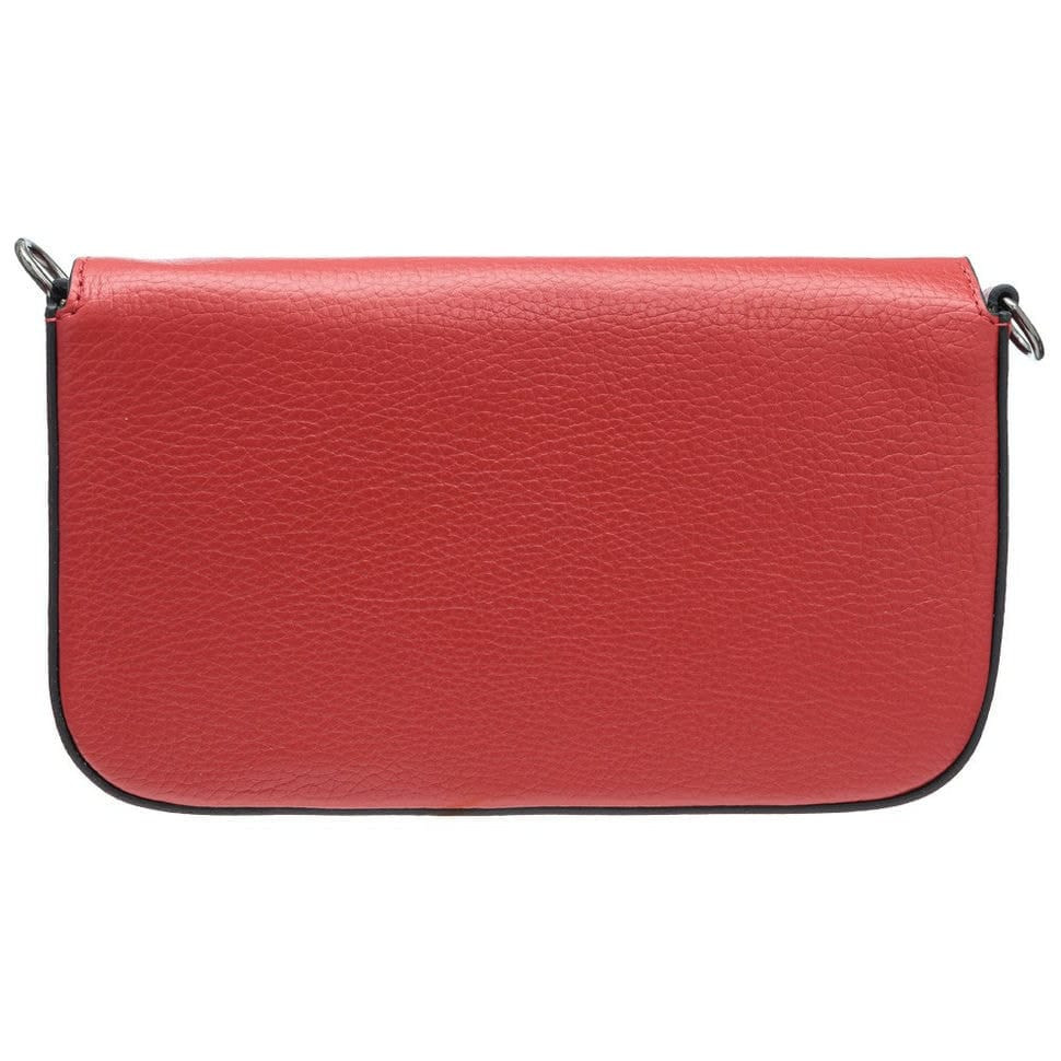 Сумка жіноча шкіра Desisan 817-4 червоний флотар