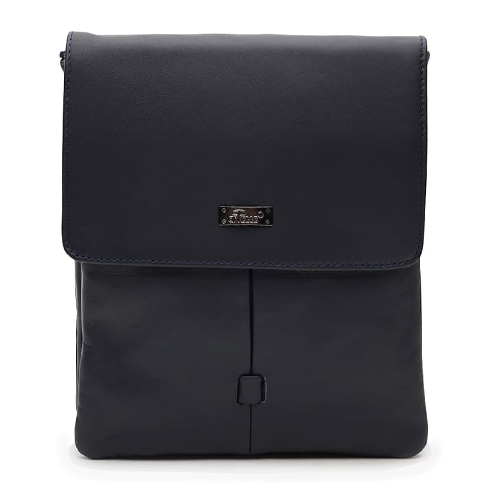 Чоловічі шкіряні сумки Ricco Grande T1tr0021n-navy