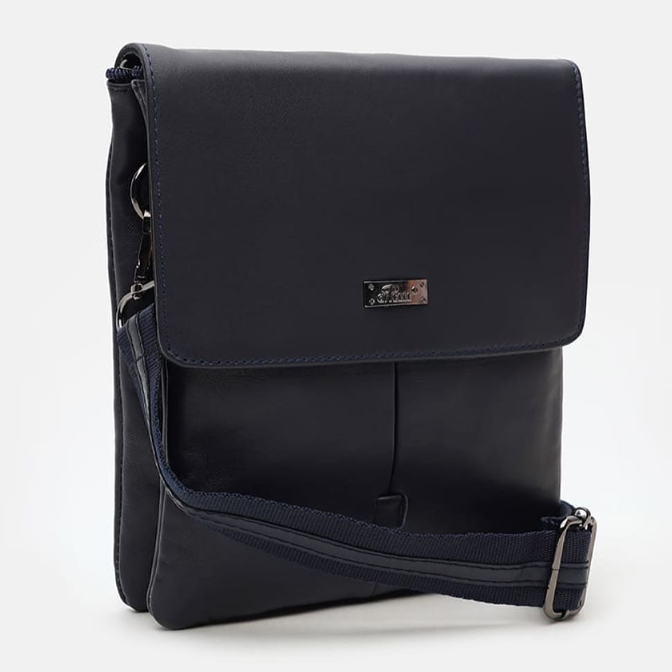 Чоловічі шкіряні сумки Ricco Grande T1tr0021n-navy