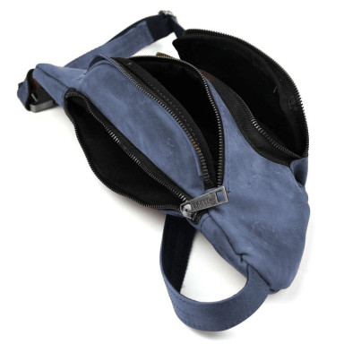 Stylish belt bag of the brand TARWA RK-3079-3md in green crazy horse