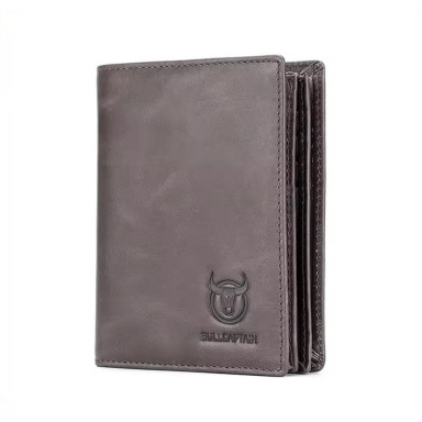 Mens folding wallet gray TB027J Bull