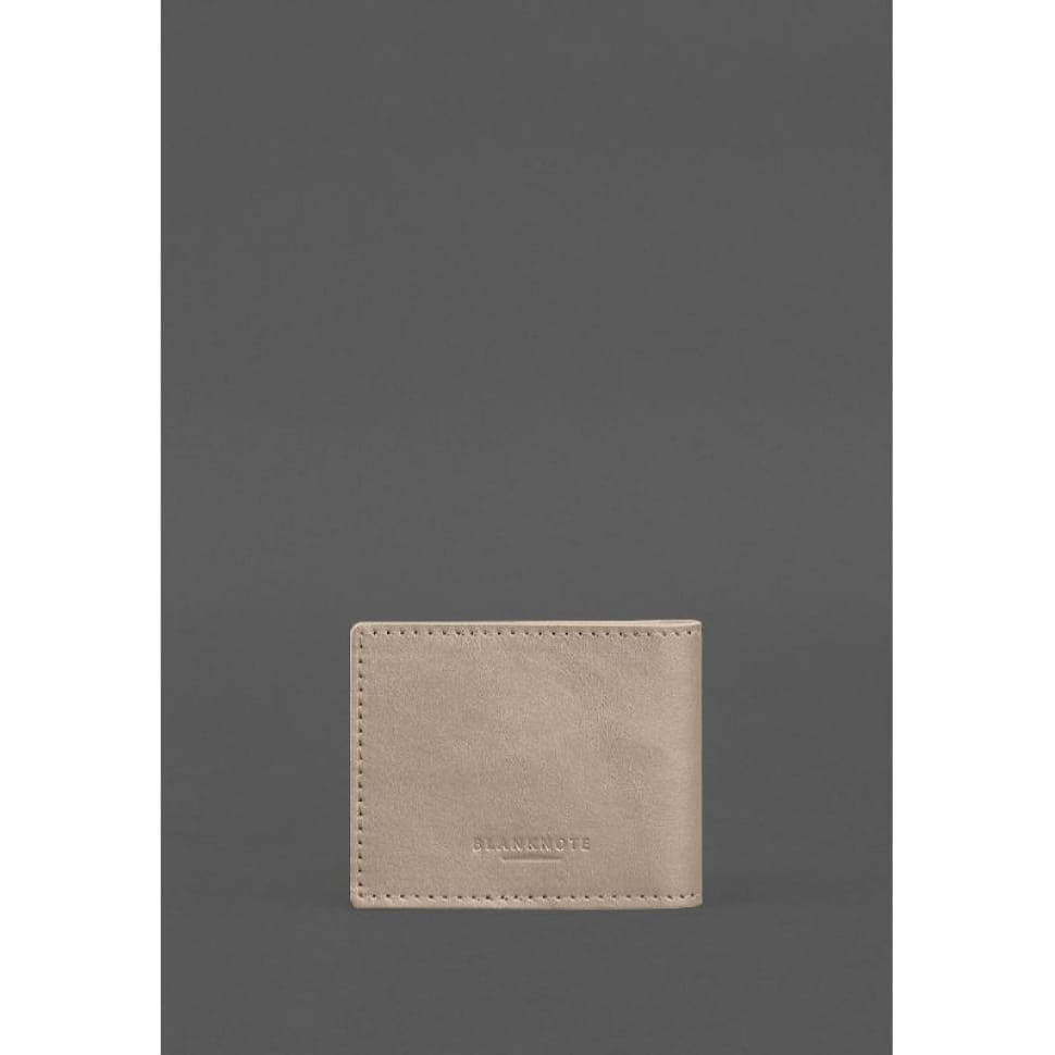 Leather cover for service ID of the National Guard Light beige