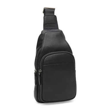 Мужской кожаный рюкзак Ricco Grande K16165a-black