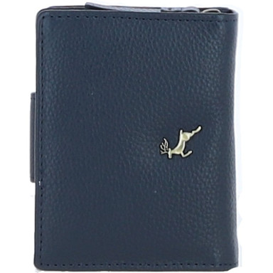 Жіночий шкіряний гаманець Ashwood Y60 Navy (Темно-синій)