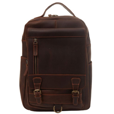Шкіряний рюкзак BUFFALO BAGS M2254C коричневий нубук