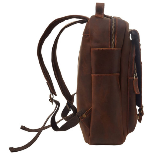 Шкіряний рюкзак BUFFALO BAGS M2254C коричневий нубук