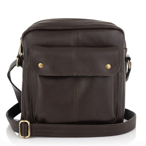 Чоловік месенджер з натуральної шкіри GC-60122-3md бренду TARWA